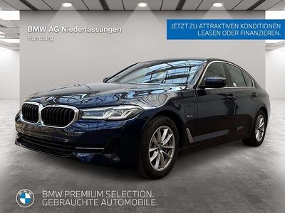 Second-hand BMW 530e Sport Line 184 CP (135 kW) 2022 Albastru Berlinǎ