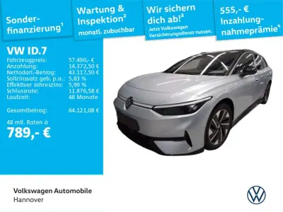 Brugt VW ID.7 Pro 210 kW (286 HK) 2025 Sølv Stationcar