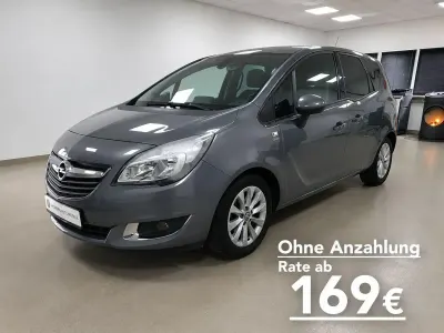Gebraucht Opel Meriva Active 120 PS (88 kW) 2017 Karbon silber/shiny grey (m2) Van / Kleinbus