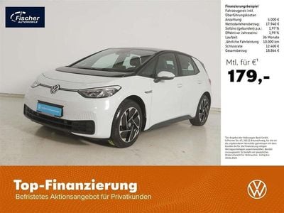 Gebraucht VW ID.3 Pro 106 kW (145 PS) 2022 Gletscherweiß metallic/ dach s Kleinwagen
