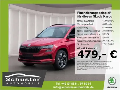 Neu Skoda Karoq SportLine 190 PS (139 kW) 2026 Velvetrot metallic SUV