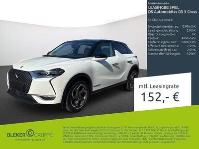Usata DS Automobiles DS3 Crossback So Chic 131 CV (96 kW) 2020 Bianco SUV