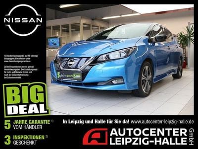 Vivid blue m/black p Gebraucht 2021 Nissan Leaf 360º Kleinwagen | 13.890 € (Fairer Preis)