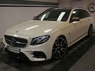 Używany Mercedes E43 AMG AMG 401 KM (294 kW) 2017 Biały Sedan/Limuzyna