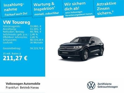 Grenadillschwarz metallic Gebraucht 2025 VW Touareg Elegance SUV | 55.980 € (Superpreis)