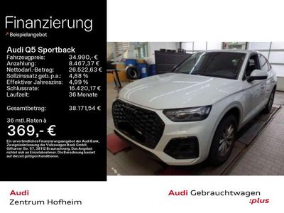 Gletscherweiß metallic Gebraucht 2022 Audi Q5 S-Line SUV | 34.990 € (Fairer Preis)
