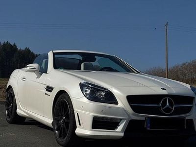 Gebraucht Mercedes SLK55 AMG AMG Edition 1 421 PS (309 kW) 2012 Weiß Cabrio