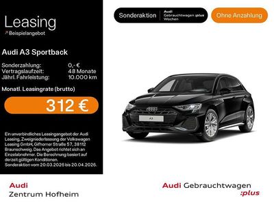 Gebraucht Audi A3 S-Line 150 PS (110 kW) 2025 Mythosschwarz metallic Limousine