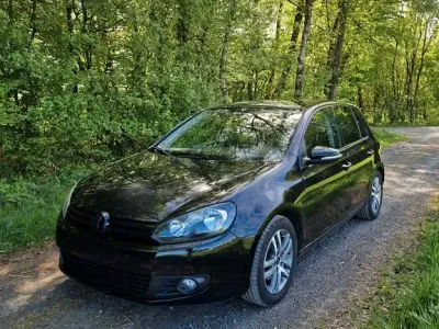 Gebraucht VW Golf VI Highline 122 PS (89 kW) 2009 Schwarz Kleinwagen