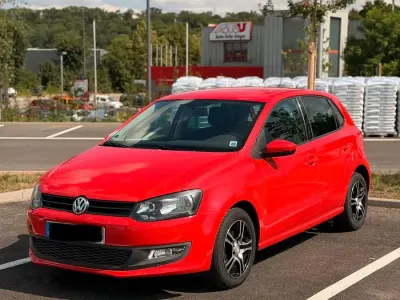 Gebraucht VW Polo 2009 Rot Kleinwagen
