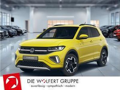 Nowe VW T-Cross R-line 116 KM (85 kW) 2025 Żółty SUV
