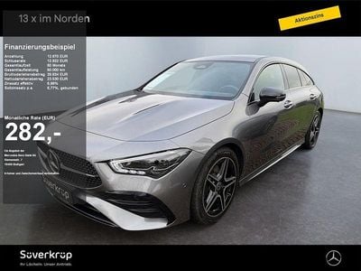 Graulack mountaingrau (metallic) Gebraucht 2024 Mercedes CLA200 Shooting Brake AMG Kombi | 34.787 € (Fairer Preis)