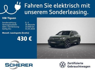 Gebraucht VW Tiguan Elegance 204 PS (150 kW) 2025 Cipressinogrün metallic (metallic) SUV