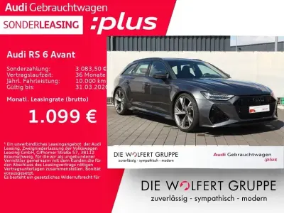 Occasion Audi RS6 Ambiente 600 ch (441 kW) 2024 Gris Break