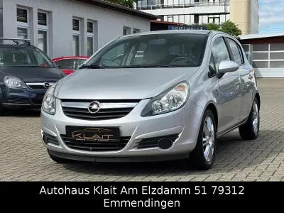 Gebraucht Opel Corsa Edition 69 PS (50 kW) 2010 Silber Kleinwagen