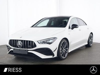 Gebraucht Mercedes CLA35 AMG Premium Plus 306 PS (225 kW) 2024 Unilack polarweiß Coupé