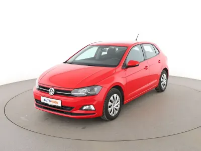 Gebraucht VW Polo Comfortline 95 PS (69 kW) 2018 Rot Kleinwagen