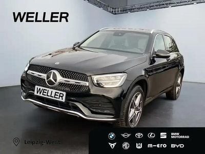 Schwarz Gebraucht 2021 Mercedes GLC300e AMG line SUV | 33.490 € (Superpreis)