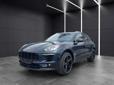 Gebraucht Porsche Macan S Diesel 258 PS (189 kW) 2015 Dunkelblau SUV