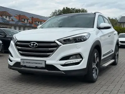 Gebraucht Hyundai Tucson Premium 177 PS (130 kW) 2016 Weiß SUV