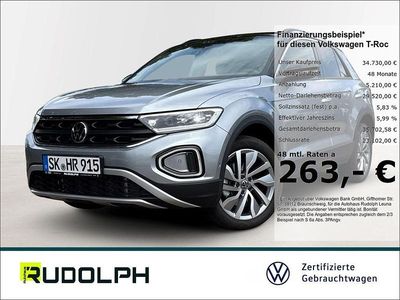 Usata VW T-Roc Goal 150 CV (110 kW) 2025 Argento SUV