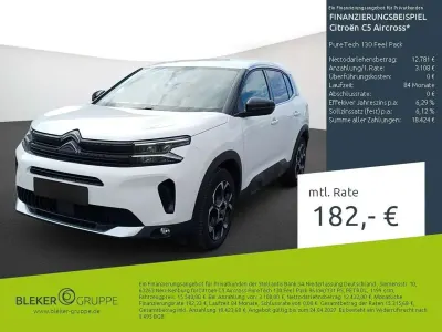 Brugt Citroën C5 Aircross Feel 131 HK (96 kW) 2023 Hvid SUV