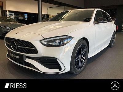 Brugt Mercedes C220 AMG 197 HK (144 kW) 2025 Hvid Stationcar