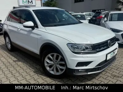 Gebraucht VW Tiguan Highline 150 PS (110 kW) 2018 Pure white SUV