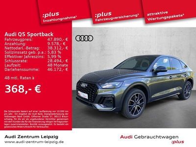 Gebraucht Audi Q5 Sportback S-Line 204 PS (150 kW) 2023 Daytonagrau perleffekt SUV