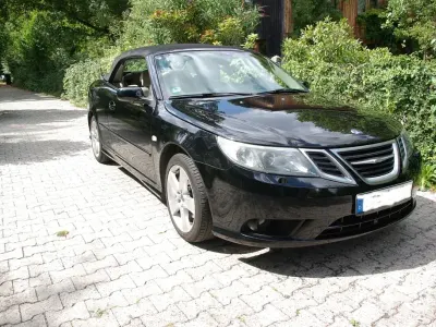 Gebraucht Saab 9-3 Cabriolet Vector 150 PS (110 kW) 2008 Schwarz Cabrio