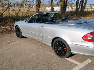 Gebraucht Mercedes SLK200 163 PS (119 kW) 2005 Silber Cabrio