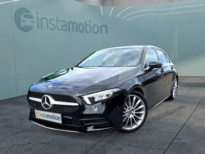 Gebraucht Mercedes A200 AMG line 150 PS (110 kW) 2022 Schwarz Limousine