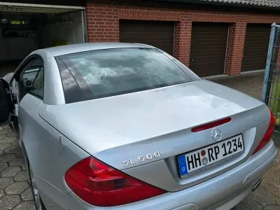 Gebraucht Mercedes SL500 306 PS (225 kW) 2001 Silber Cabrio