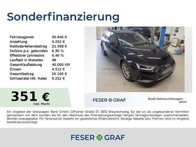 Mythosschwarz metallic Gebraucht 2022 Audi A4 Business Kombi | 30.840 € (Fairer Preis)
