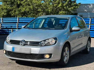 Gebraucht VW Golf VI 122 PS (89 kW) 2008 Silber Kleinwagen
