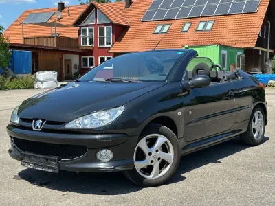 Gebraucht Peugeot 206 CC 109 PS (80 kW) 2006 Schwarz Cabrio