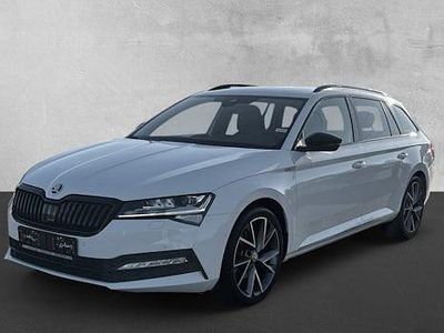 Moonweiß perleffekt Gebraucht 2022 Skoda Superb SportLine Kombi | 25.490 € (Guter Preis)