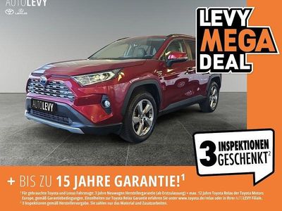 Usata Toyota RAV4 Hybrid Lounge 218 CV (160 kW) 2019 Rosso SUV