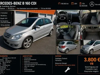 Gebraucht Mercedes B160