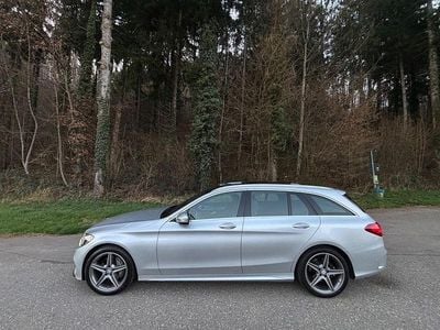Gebraucht Mercedes C200 AMG line 136 PS (100 kW) 2016 Grau Kombi