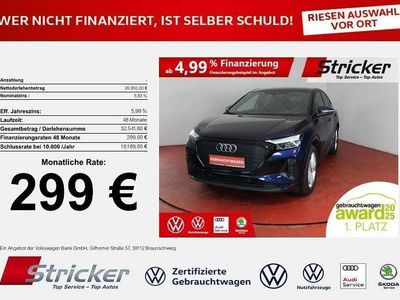Gebraucht Audi Q4 Sportback e-tron Sport 150 kW (204 PS) 2022 Navarrablau metallic SUV