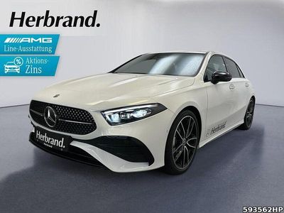 Gebraucht Mercedes A180 AMG 116 PS (85 kW) 2026 Unilack polarweiß Limousine