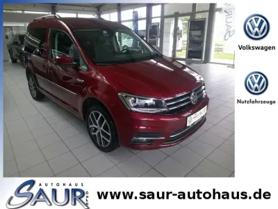 Gebraucht VW Caddy Highline 131 PS (96 kW) 2019 Fortanarot metallic Van / Kleinbus