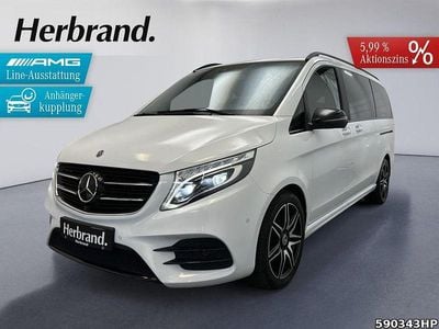 Gebraucht Mercedes V220 AMG 163 PS (119 kW) 2019 Bergkristallweiß metallic Van / Kleinbus