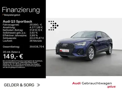 Gebraucht Audi Q3 Sportback S-Line 150 PS (110 kW) 2025 Blau SUV