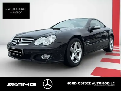 Brugt Mercedes SL350 272 HK (200 kW) 2007 Sort Cabriolet