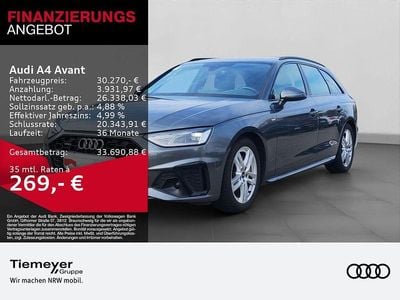 Gebraucht Audi A4 S-Line 204 PS (150 kW) 2023 Grau Kombi