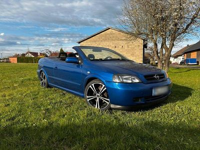 Gebraucht Opel Astra Cabriolet 125 PS (91 kW) 2001 Blau Cabrio