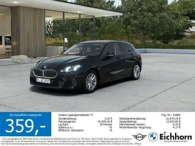 Nowe BMW 120 170 KM (125 kW) 2026 Czarny Hatchback