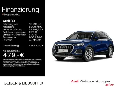 Gebraucht Audi Q3 Advanced Plus 150 PS (110 kW) 2025 Navarrablau metallic SUV